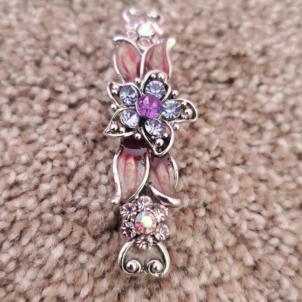 Rhinestone And Jewels Decorative Hair Clips